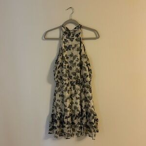 Women’s spring butterfly dress.